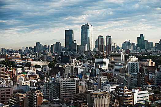 城市天际线,东京,日本