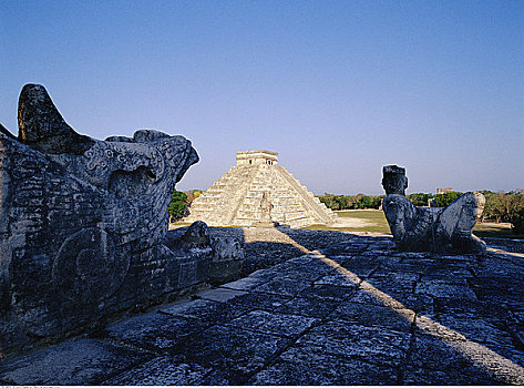 库库尔坎金字塔,尤卡坦半岛,墨西哥
