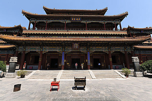北京雍和宫大殿