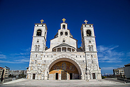 黑山首都-波德戈里察的基督救世主大教堂