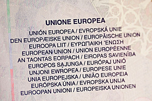 欧洲,联合,清单,欧盟,护照
