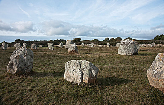 巨石,卡赫纳,布列塔尼半岛,法国