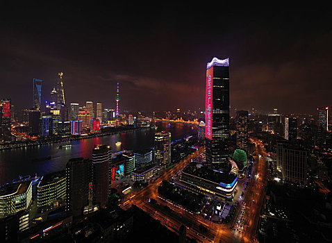 上海,北外滩,白玉兰,广场,酒店,航拍照片