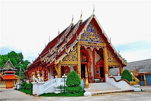 马车,庙宇,泰国