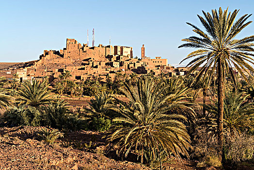 要塞,遗址,瓦尔扎扎特,摩洛哥,非洲