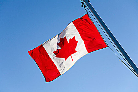 加拿大国旗,渡轮,不列颠哥伦比亚省,加拿大