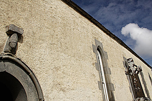 户外,12世纪,大教堂,克雷尔县,爱尔兰