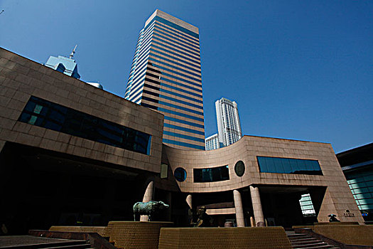 香港,商场,大厦,大楼,建筑,蓝天,国际金融中心二期