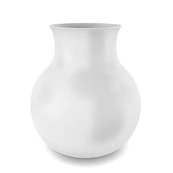白色,现代,花瓶
