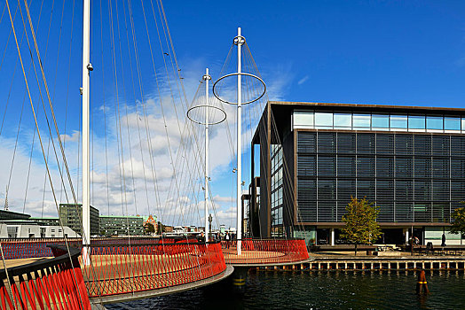 桥,设计,艺术家,地区,哥本哈根,丹麦,欧洲
