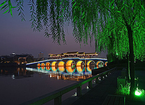 苏州金鸡湖风景区