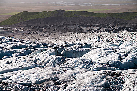 冰河,舌头,斯卡夫塔菲尔国家公园,东方,冰岛,欧洲