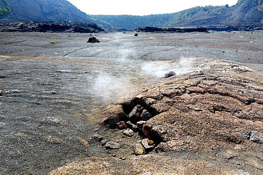 基拉韦厄火山,火山,火山口,表面,火山岩,石头,火山国家公园,夏威夷大岛,夏威夷,美国