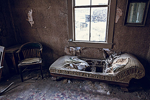 室内,波地州立历史公园,鬼城
