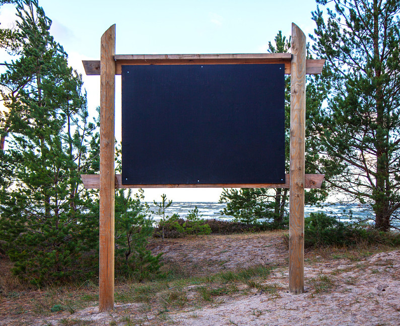 留白_广告牌_海滩_黑色_高清图片_全景视觉