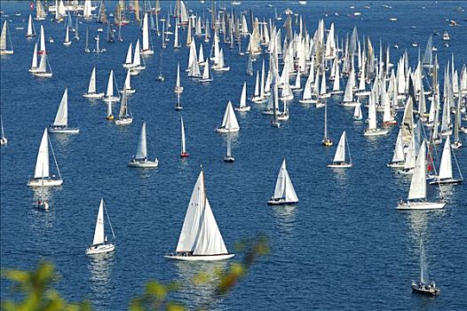 帆船,日内瓦湖,瑞士