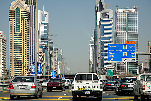 交通,道路,迪拜