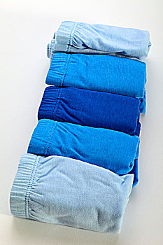蓝色,内裤