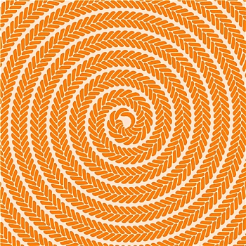 抽象,橙色,螺旋,图案