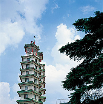 河南郑州市二七纪念塔