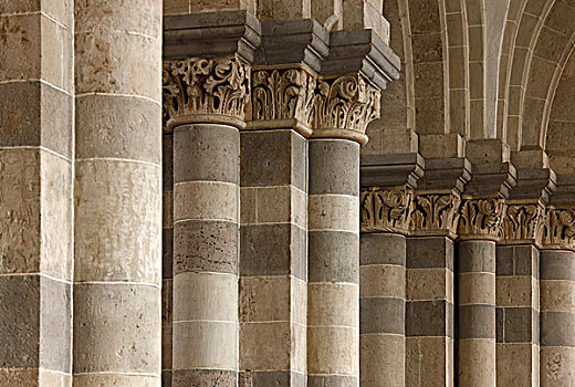 石头,柱子,装饰,特写,安德里亚,教堂,科隆,德国