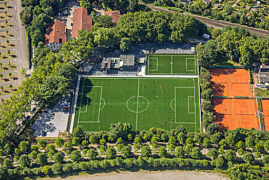 足球,训练,学校,靠近,多特蒙德,鲁尔区,北莱茵威斯特伐利亚,德国