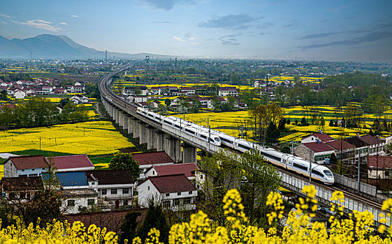 陕西汉中,开往春天的列车
