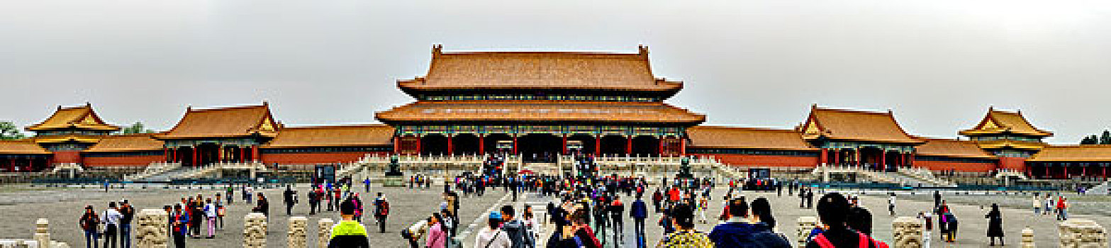 北京故宫全景图