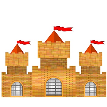 红砖,城堡