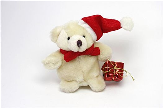泰迪熊,礼物,圣诞节
