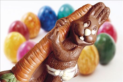 复活节巧克力兔,胡萝卜