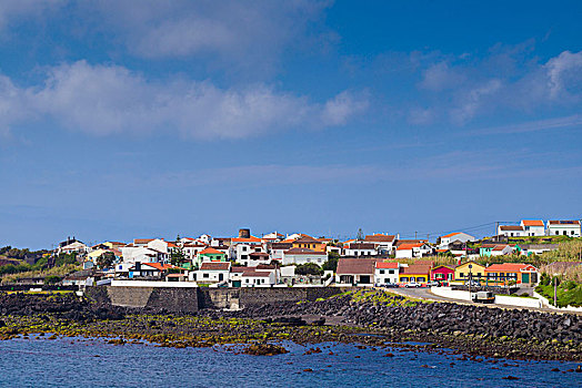 葡萄牙,亚速尔群岛,岛屿,城镇景色