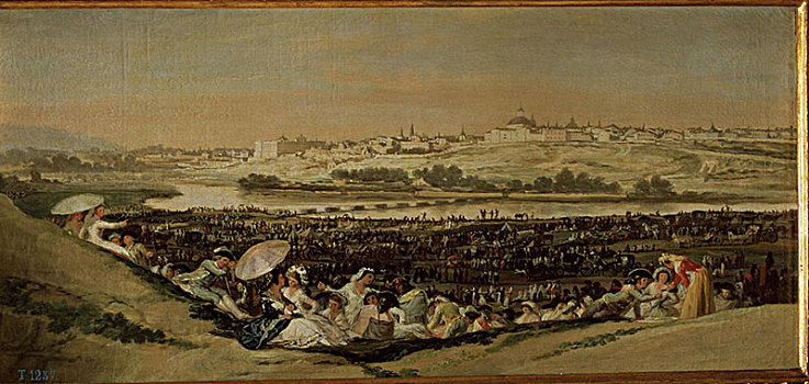 草原,马德里,1788年,油画,弗朗西斯科-戈雅