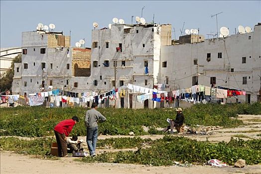 贫民窟,卡萨布兰卡,摩洛哥