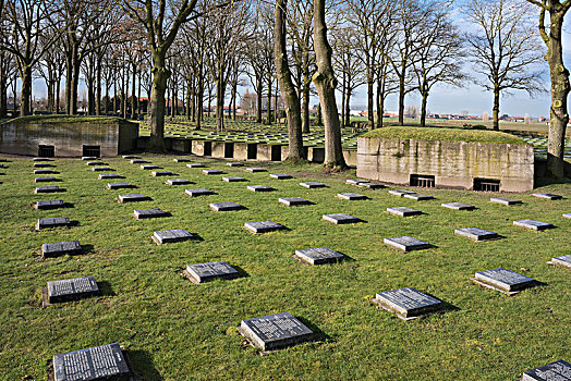 德国,军事墓地,墓碑,碉堡,第一次世界大战,西佛兰德省,佛兰德斯,比利时,欧洲