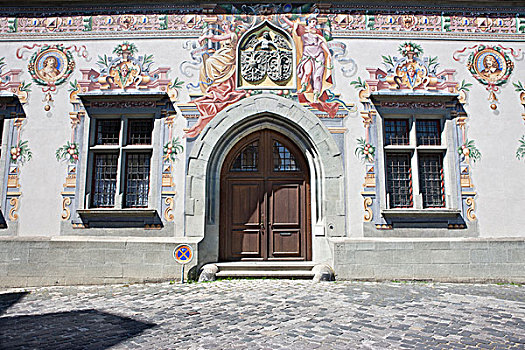 老市政厅,博登湖区,康士坦茨湖,巴伐利亚,德国,欧洲