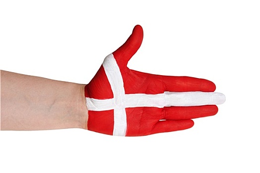 丹麦人,握手,手势