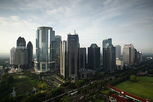 寫字樓,摩天大樓,雅加達,證券交易所,印度尼西亞