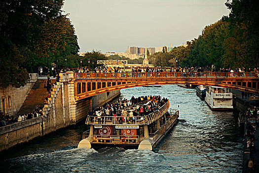 巴黎,法国,五月,历史建筑,塞纳河,日落,人口,2米,首都,城市
