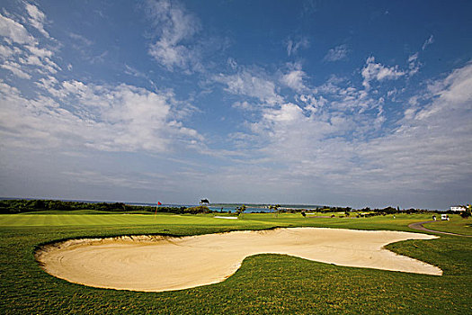 海岸,高尔夫球场,日本