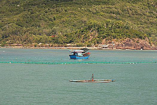 渔船,宁顺,越南,亚洲