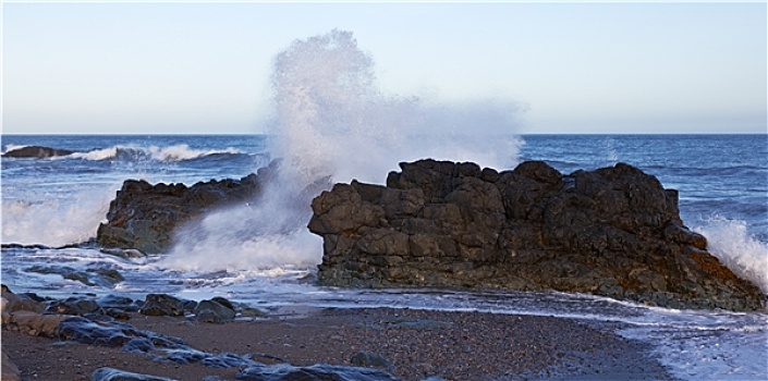 重,海洋,东方,峡湾,冰岛