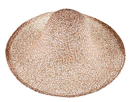 简单,夏天,稻草,帽子