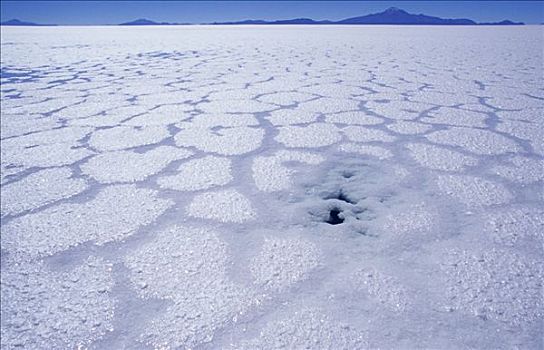 盐,盐湖,乌尤尼,玻利维亚