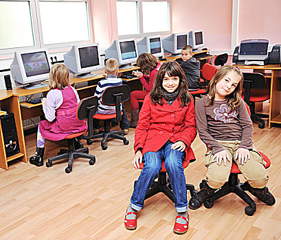 信息技术,教育,孩子,群体,学校,计算机科学,班级,学习,练习,打字