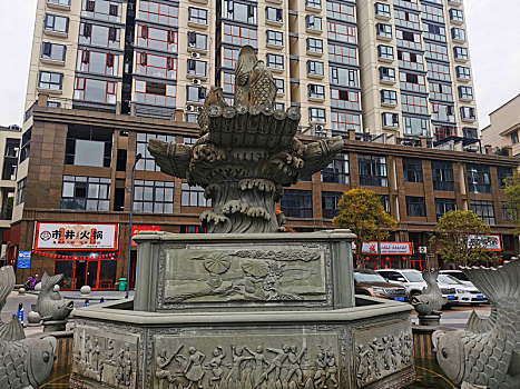 贵州锦屏飞鱼广场