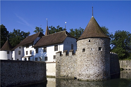 城堡,护城河