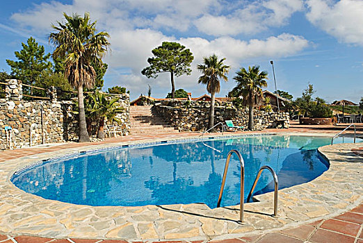 游泳池,马拉加,安达卢西亚,西班牙