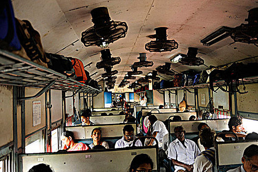印度,安得拉邦,列车,乘客
