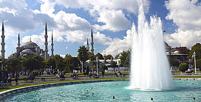 蓝色清真寺,苏丹艾哈迈德清真寺,伊斯坦布尔